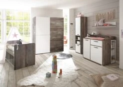 Kledingkast Petrus 170cm Met 2 Schuifdeuren - Wit/drijfhout 7 Kledingkast Petrus 170cm Met 2 Schuifdeuren - Wit/drijfhout -Emob Moon Babyzimmer Victoria 2 mod 2 2866