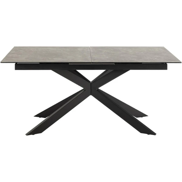 Irwine Rechthoekige Eettafel - Zwart Keramisch Blad, Uitschuifblad, 168/210 Cm 3 Irwine Rechthoekige Eettafel - Zwart Keramisch Blad, Uitschuifblad, 168/210 Cm - Afbeelding 3