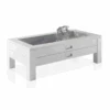 Salontafel Cancelo 110cm Met 2 Lades - Wit