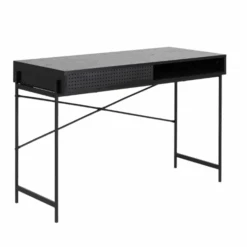 Bureau Angèle 110cm 1 Deur - Mat Zwart -Emob Ontwerp zonder titel 2021 12 06T164136.305 c6b4