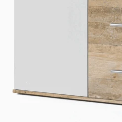 Commode Debby 2 Deuren En 4 Lades - Wit/eik 5 Commode Debby 2 Deuren En 4 Lades - Wit/eik -Emob Ontwerp zonder titel 2022 07 26T082220.466 8d50