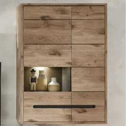 Hangkast Bellini 90cm 2 Deuren - Eik/antraciet