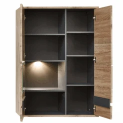 Hangkast Bellini 90cm 2 Deuren - Eik/antraciet -Emob Ontwerp zonder titel 2022 08 01T165727.781 43c8