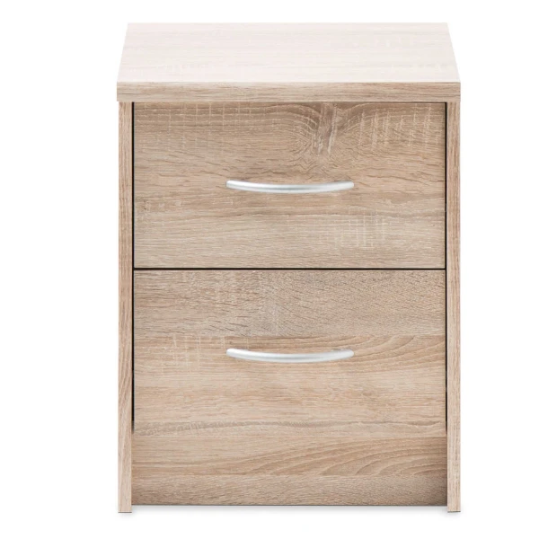 Bijzetkastje Ultima 38cm Met 2 Lades - Sonoma Eik 1 Bijzetkastje Ultima 38cm Met 2 Lades - Sonoma Eik