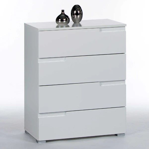 Commode Peso 65 Cm 4 Lades - Wit 1 Commode Peso 65 Cm 4 Lades - Wit