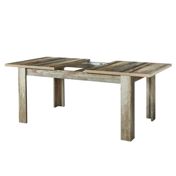 Eettafel Clem Verlengbaar 160-240cm - Driftwood 2 Eettafel Clem Verlengbaar 160-240cm - Driftwood - Afbeelding 2