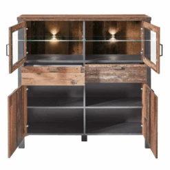 Buffetkast Carthago 4 Deuren & 2 Lades - Oud Hout/antraciet 7 Buffetkast Carthago 4 Deuren & 2 Lades - Oud Hout/antraciet -Emob Ontwerp zonder titel 2022 08 05T140253.339 d473