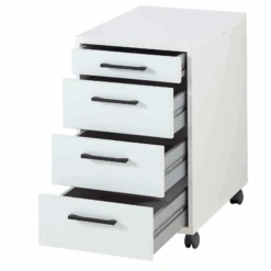 Ladeblok Inovo Met Wielen 4 Lades - Wit/zwart -Emob Ontwerp zonder titel 2022 08 09T094052.223 8460