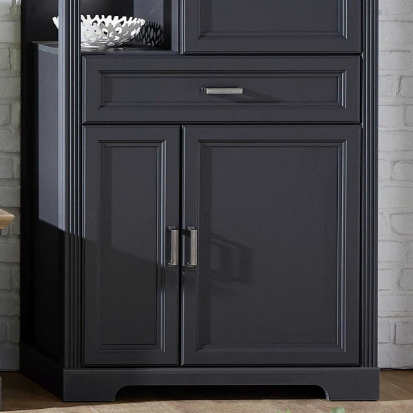 Commode Samine 3 Deuren & 1 Lade - Grafiet/eik 3 Commode Samine 3 Deuren & 1 Lade - Grafiet/eik - Afbeelding 3