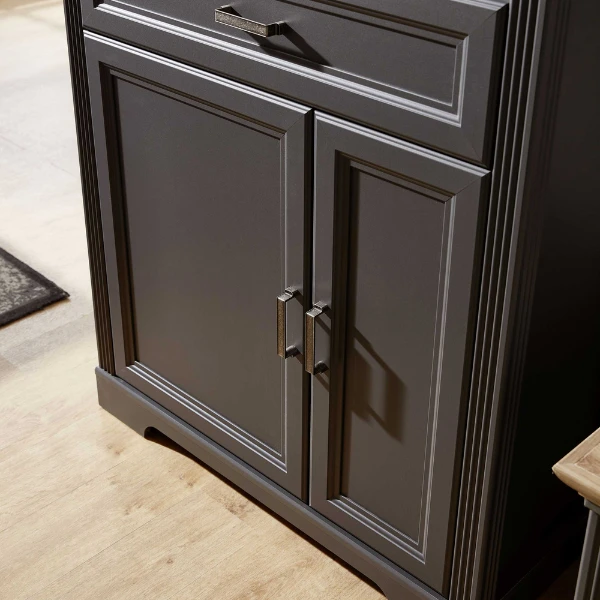 Commode Samine 3 Deuren & 1 Lade - Grafiet/eik 2 Commode Samine 3 Deuren & 1 Lade - Grafiet/eik - Afbeelding 2