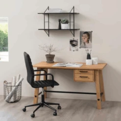 Wandrek Belfast Met 2 Legplanken - Zwart -Emob Ontwerp zonder titel 2022 10 21T105941.334 302e