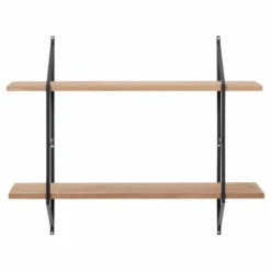 Wandrek Belfast Met 2 Legplanken - Zwart/ Natuur -Emob Ontwerp zonder titel 2022 10 21T110934.880 bcfa