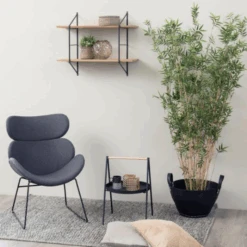 Wandrek Belfast Met 2 Legplanken - Zwart/ Natuur -Emob Ontwerp zonder titel 2022 10 21T111350.498 fece