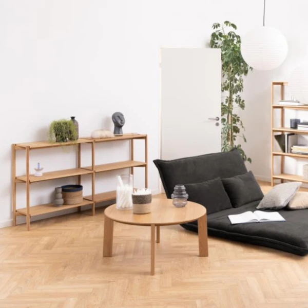 Rek Braidwood Met 6 Legplanken - Eik 2 Rek Braidwood Met 6 Legplanken - Eik - Afbeelding 2