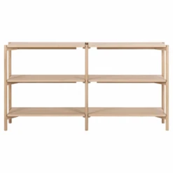 Rek Braidwood Met 6 Legplanken - Witte Eik 22 Rek Braidwood Met 6 Legplanken - Witte Eik -Emob Ontwerp zonder titel 2022 10 21T114209.381 f169