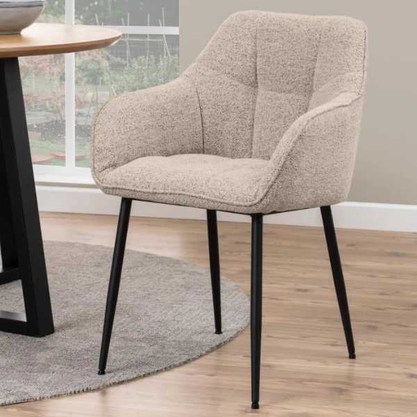 Eetkamerstoel Brenda - Beige 1 Eetkamerstoel Brenda - Beige