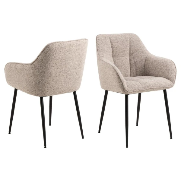 Eetkamerstoel Brenda - Beige 8 Eetkamerstoel Brenda - Beige - Afbeelding 8