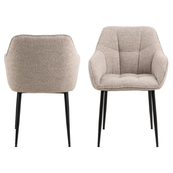 Eetkamerstoel Brenda - Beige 7 Eetkamerstoel Brenda - Beige - Afbeelding 7