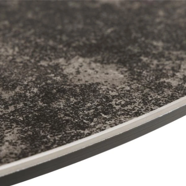 Eettafel Heaven Ø119 - Keramiek/ Zwart 4 Eettafel Heaven Ø119 - Keramiek/ Zwart - Afbeelding 4