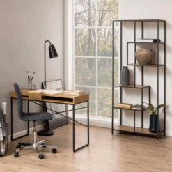 Rek Seaford Met 4 Zwevende Legplanken - Wilde Eik/ Zwart 13 Rek Seaford Met 4 Zwevende Legplanken - Wilde Eik/ Zwart -Emob Ontwerp zonder titel 2022 11 02T134556.152 e478