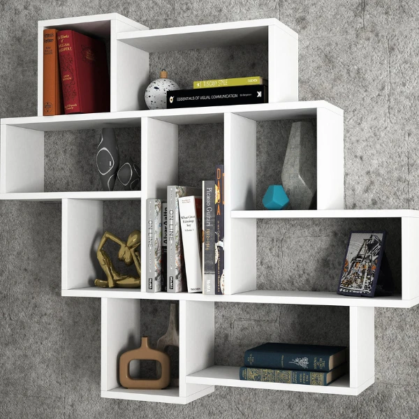 Wandplank Djamila-wit 6 Wandplank Djamila-wit - Afbeelding 6