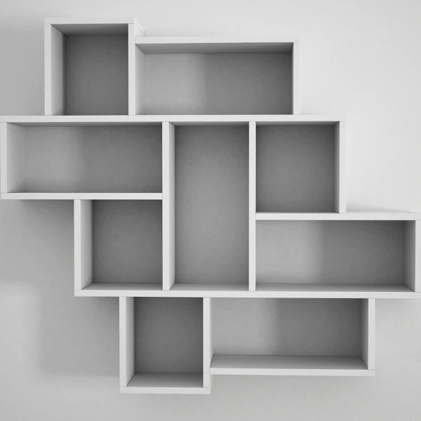 Wandplank Djamila-wit 5 Wandplank Djamila-wit - Afbeelding 5