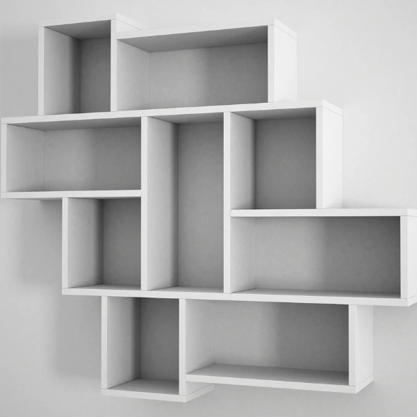 Wandplank Djamila-wit 4 Wandplank Djamila-wit - Afbeelding 4