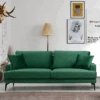 Comfortabele 2-zitsbank | Beukenhouten Frame, Groene Kleur