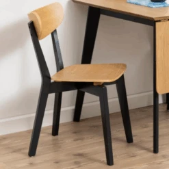 Eetkamerstoel Roxby - Hout/zwart