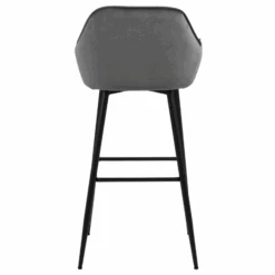 Barstoel Bridget - Grijs/zwart -Emob Ontwerp zonder titel 2023 05 19T145550.157 e492