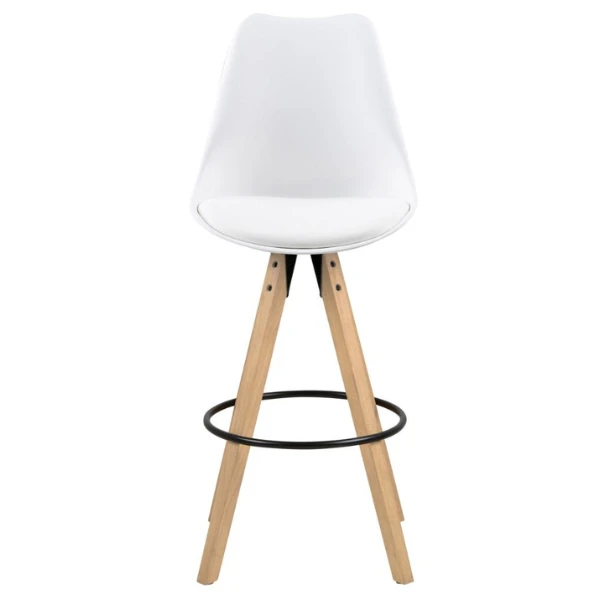 Barstoel Dimar - Wit/eik 12 Barstoel Dimar - Wit/eik - Afbeelding 12
