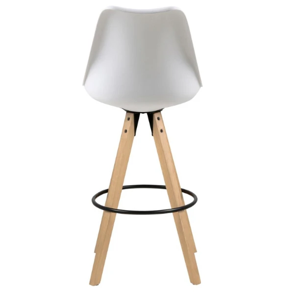 Barstoel Dimar - Wit/eik 11 Barstoel Dimar - Wit/eik - Afbeelding 11