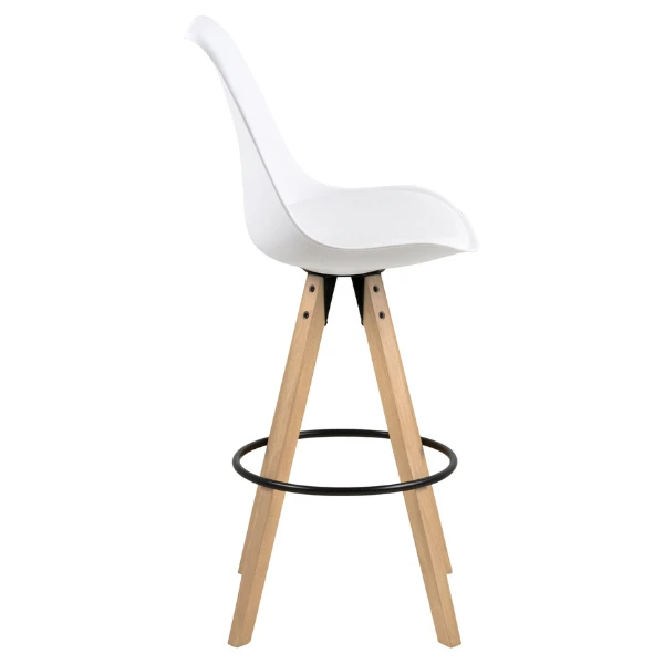 Barstoel Dimar - Wit/eik 9 Barstoel Dimar - Wit/eik - Afbeelding 9
