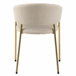 Gestoffeerde Armstoel Ann - Beige/goud -Emob Ontwerp zonder titel 2023 06 23T120052.726 6603