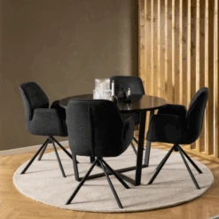 Eetkamerstoel Aubin Met Armleuning - Antraciet/zwart 13 Eetkamerstoel Aubin Met Armleuning - Antraciet/zwart -Emob Ontwerp zonder titel 2023 06 23T150611.727 b723