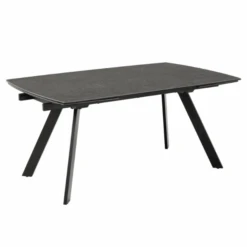 Verlengbare Eettafel Fairbanks 160<240cm Keramisch - Zwart -Emob Ontwerp zonder titel 2023 06 29T130912.684 7173