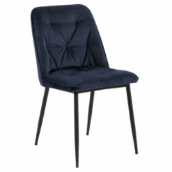 Eetkamerstoel Lynn Velours En Metaal - Donkerblauw -Emob Ontwerp zonder titel 2023 06 29T141013.855 f663