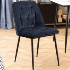 Eetkamerstoel Lynn Velours En Metaal - Donkerblauw -Emob Ontwerp zonder titel 2023 06 29T141138.256 1 7ce5