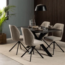 Eetkamerstoel Jarno - Beige/zwart -Emob Ontwerp zonder titel 2023 07 10T170218.320 8f29