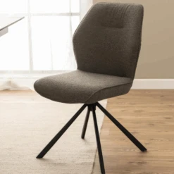 Eetkamerstoel Jarno - Taupe/zwart