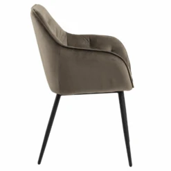 Eetkamerstoel Lynn - Taupe/zwart -Emob Ontwerp zonder titel 2023 07 17T160937.402 4333