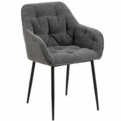 Eetkamerstoel Bridget Stof En Metaal - Antraciet/zwart -Emob Ontwerp zonder titel 2023 07 17T163600.337 ad07