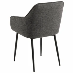 Eetkamerstoel Bridget Stof En Metaal - Antraciet/zwart -Emob Ontwerp zonder titel 2023 07 17T163650.320 641e