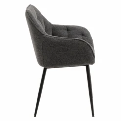 Eetkamerstoel Bridget Stof En Metaal - Antraciet/zwart -Emob Ontwerp zonder titel 2023 07 17T163832.810 5adf