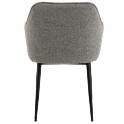 Eetkamerstoel Bridget Stof En Metaal - Grijs/zwart -Emob Ontwerp zonder titel 2023 07 17T165245.108 059b