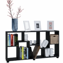 Boekenkast Azira 118 Cm 8 Open Vakken-zwart 8 Boekenkast Azira 118 Cm 8 Open Vakken-zwart -Emob Ontwerp zonder titel 2023 08 24T161237.315 fe10