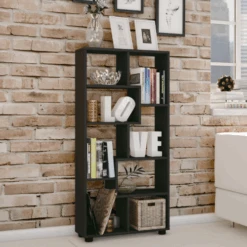 Boekenkast Azira 118 Cm 8 Open Vakken-zwart 7 Boekenkast Azira 118 Cm 8 Open Vakken-zwart -Emob Ontwerp zonder titel 2023 08 24T161335.548 65e7