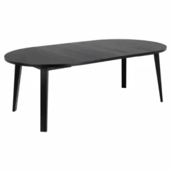 Verlengbare Eettafel Sieg, Ø120/220x75 Cm - Zwart -Emob Ontwerp zonder titel 2023 10 09T131919.129 4083