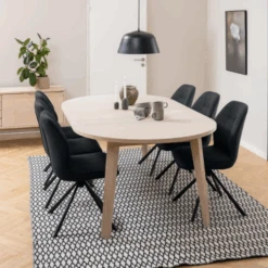 Verlengbare Eettafel Sieg, Ø120/220x75cm - Eik 14 Verlengbare Eettafel Sieg, Ø120/220x75cm - Eik -Emob Ontwerp zonder titel 2023 10 09T141838.378 acac