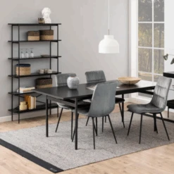 Boekenkast Angus : Zwart Stalen Frame, Essenzwarte Planken. 15 Boekenkast Angus : Zwart Stalen Frame, Essenzwarte Planken. -Emob Ontwerp zonder titel 2023 10 09T165259.417 e2b1